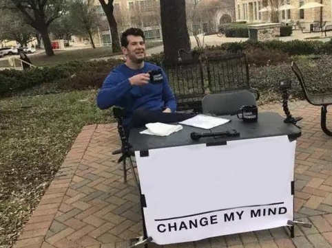 Change My Mind meme about Khalo