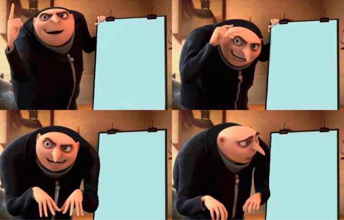 Gru's Plan meme about Khalo